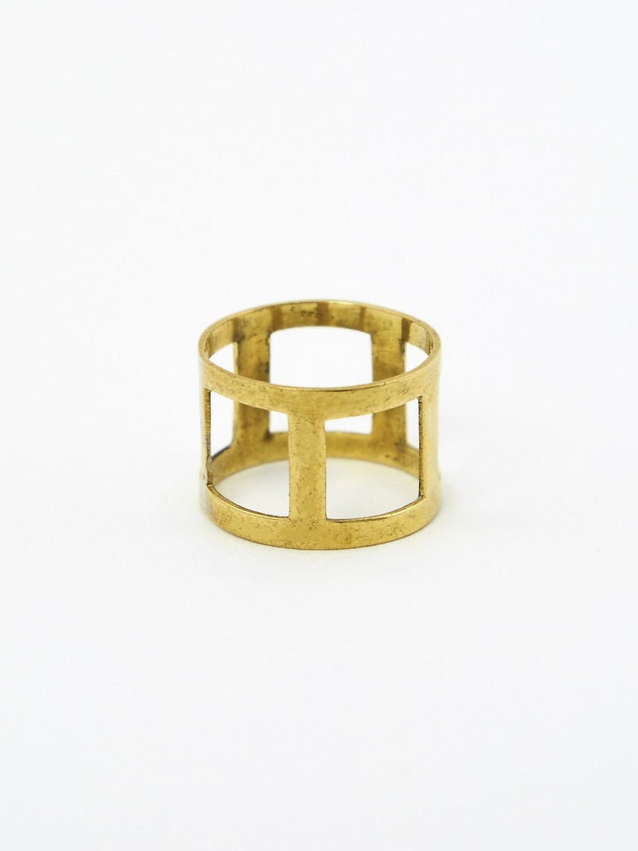 Bague Cage Bronze BAGUE ombre claire 