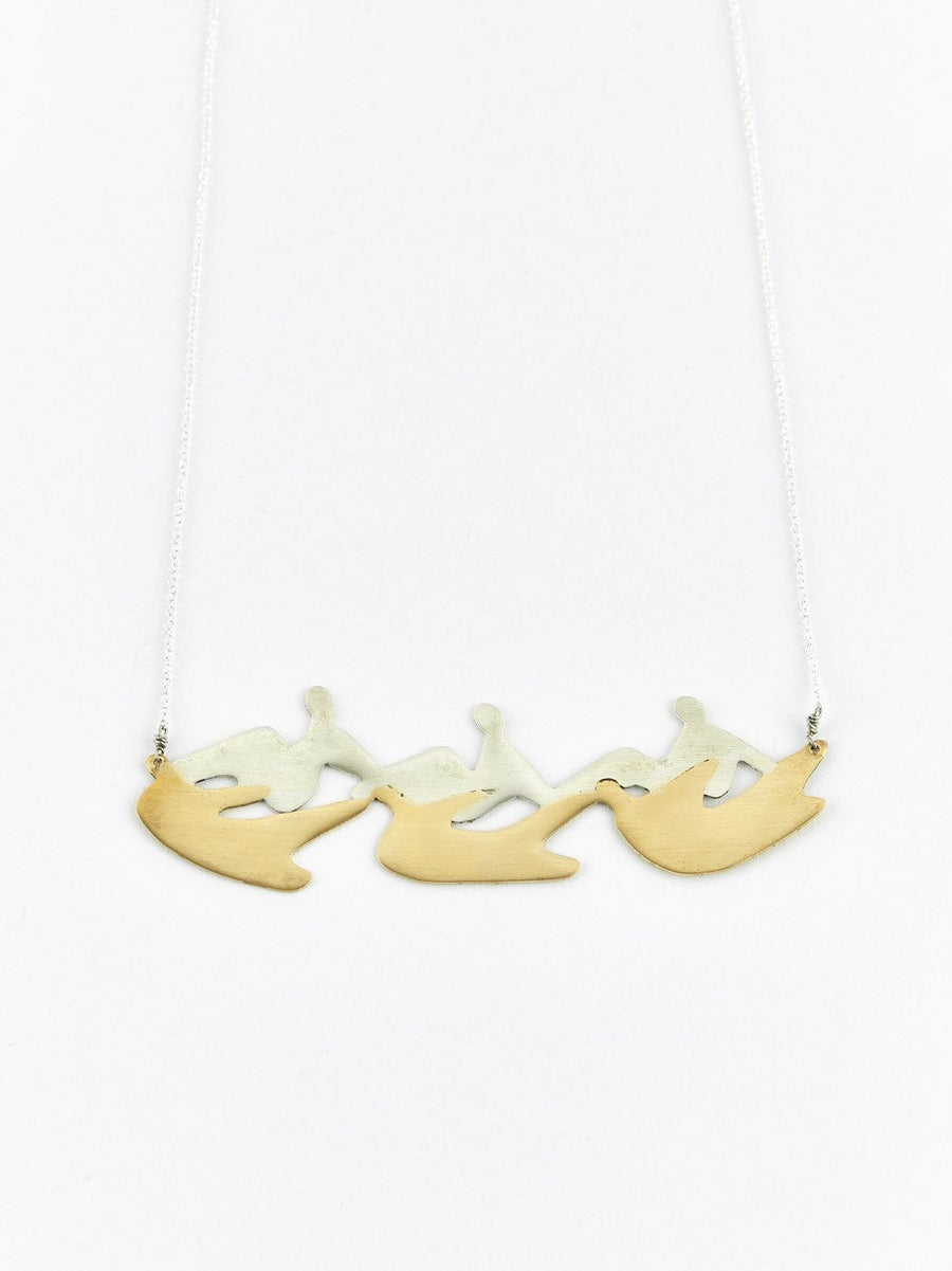 Collier danseurs danseuses COLLIER ombre claire