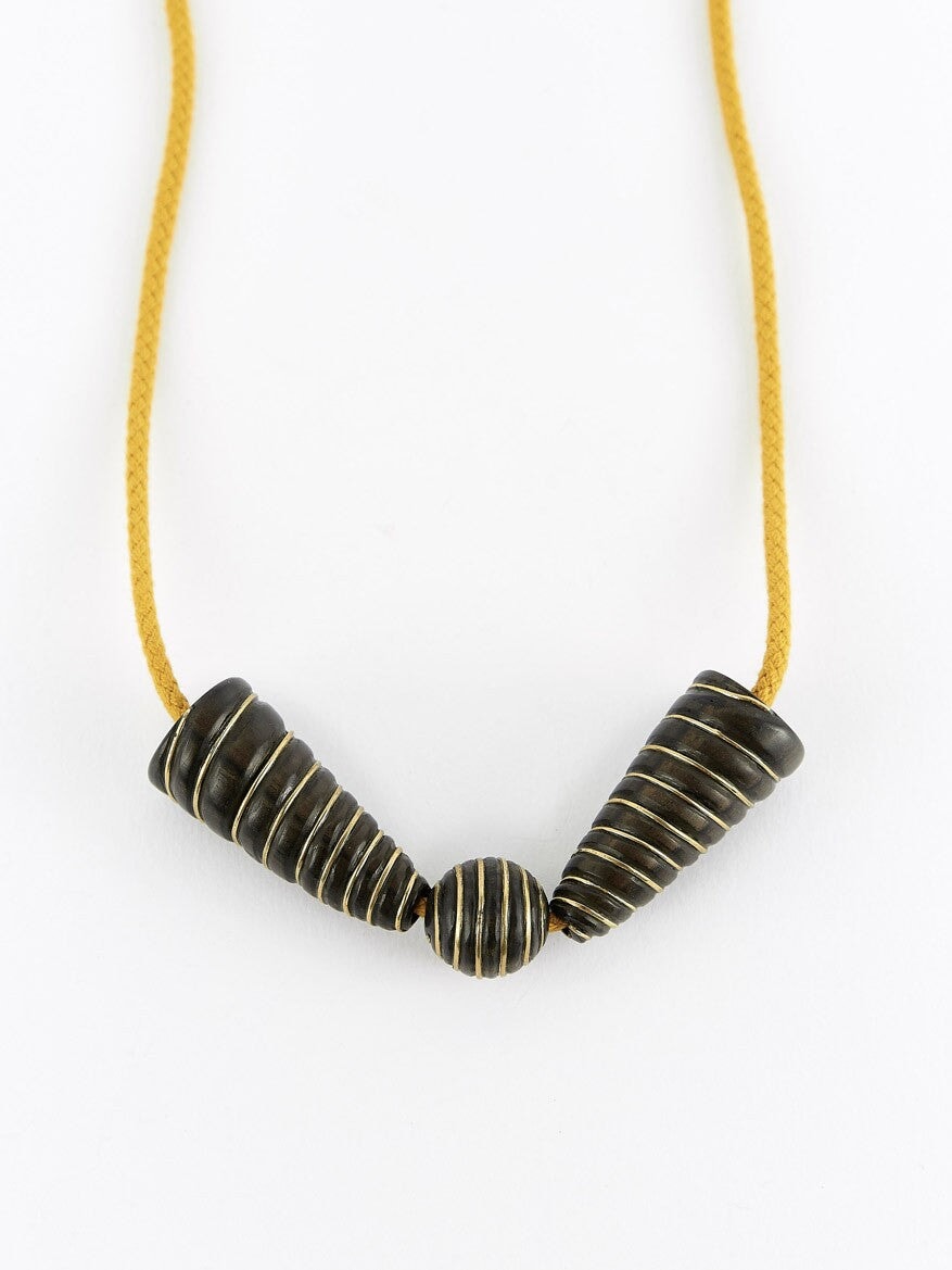 Collier rotation ébène COLLIER ombre claire 