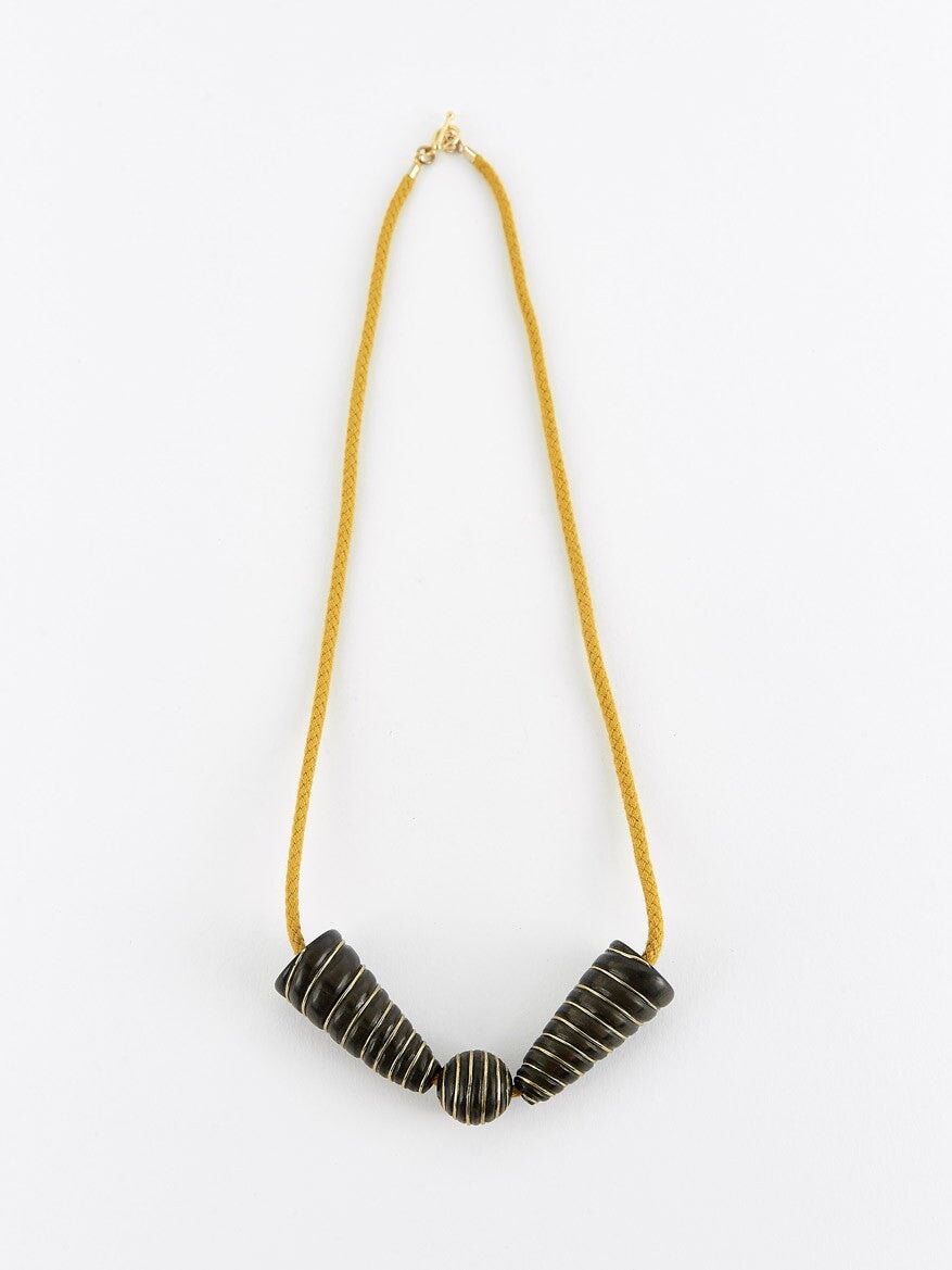 Collier rotation ébène COLLIER ombre claire 