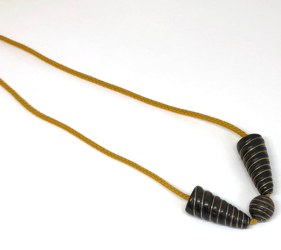 Collier rotation ébène COLLIER ombre claire 