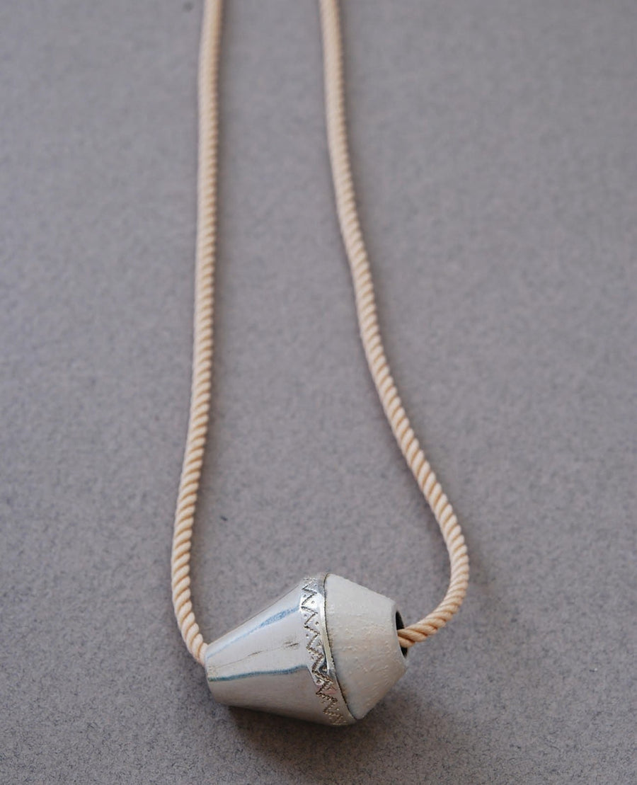 Collier Toupie argent COLLIER ombre claire 