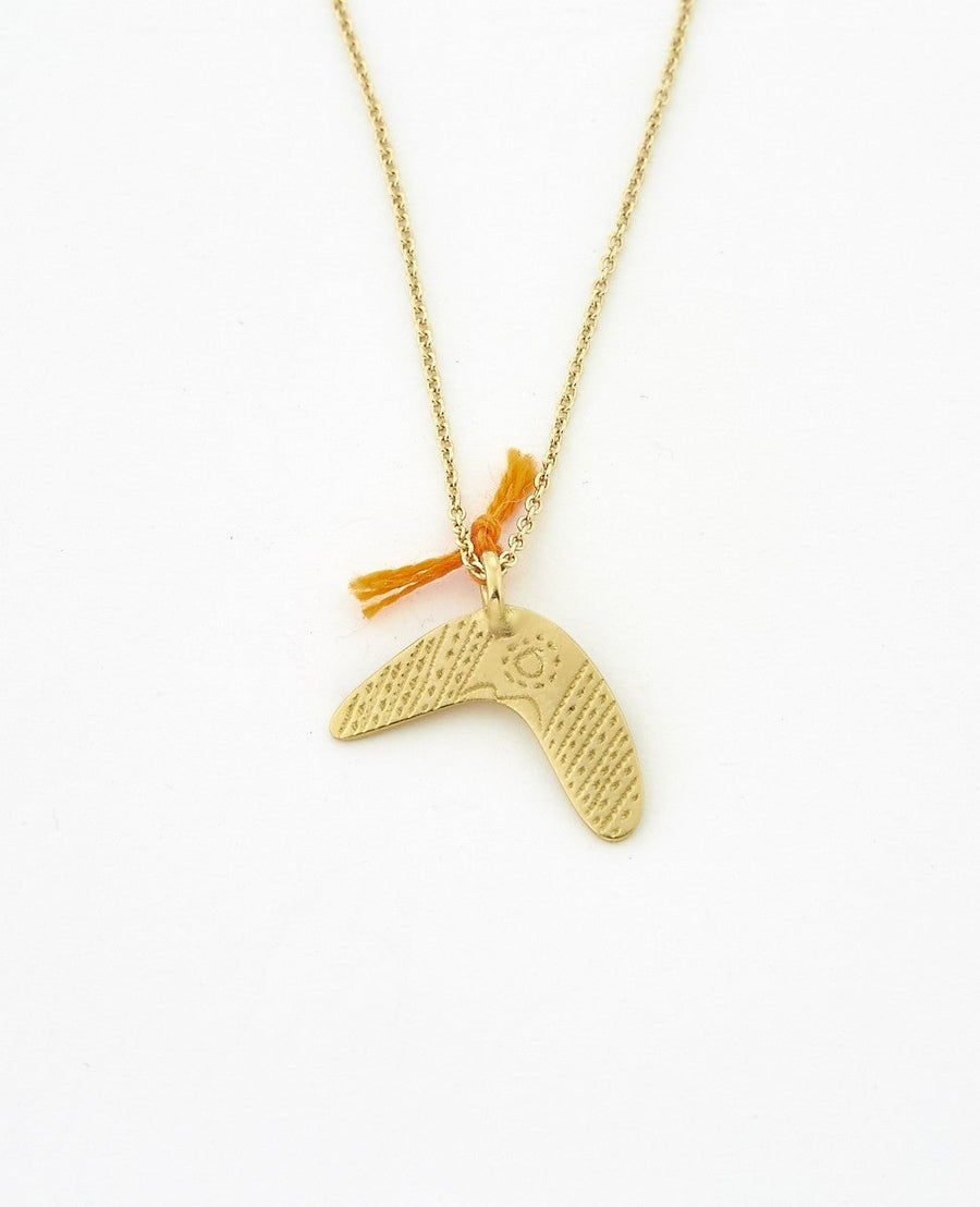 Le boomerang COLLIER ombre claire 