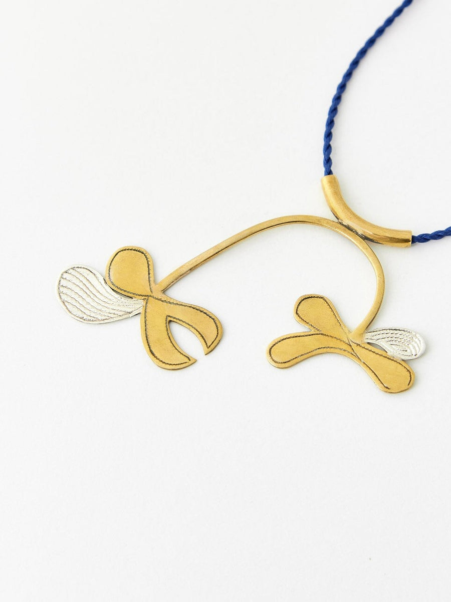 Pendentif Flots COLLIER ombre claire 