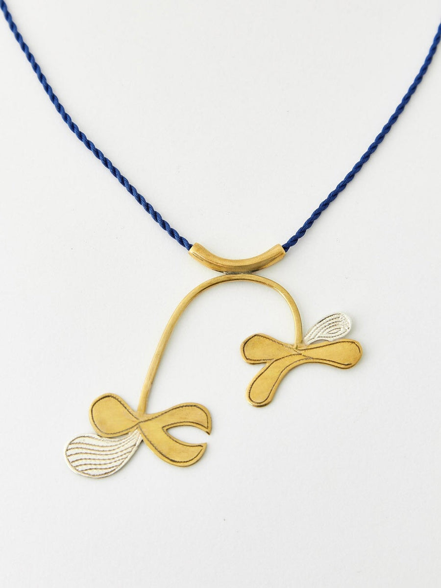 Pendentif Flots COLLIER ombre claire 